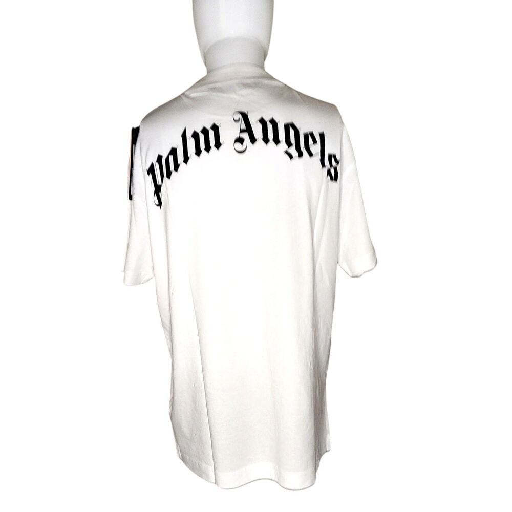NWT PALM ANGELS Leopard Banana Classic Tee in White Size L - Picture 7 of 13